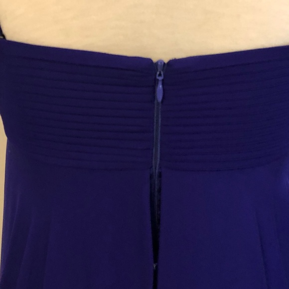 NWT Blue/Purple Silk BCBG Cocktail Dress - Picture 11 of 14